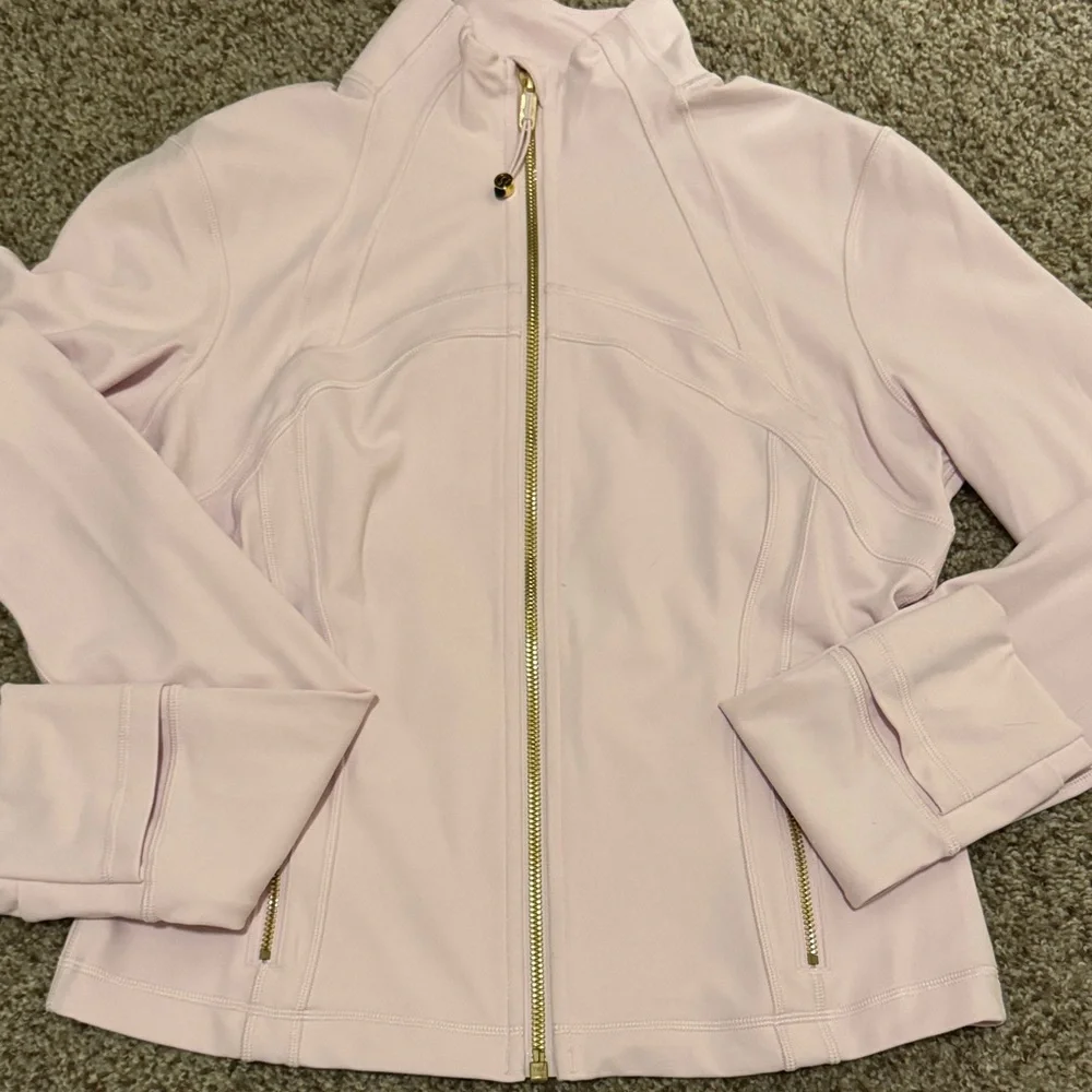 Lululemon pink with gold zipper  Align jacket